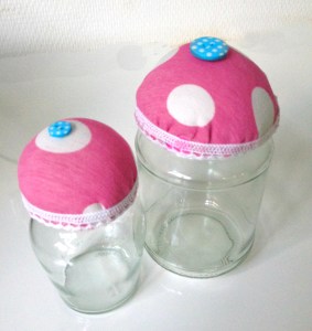 Cupcake Jars Set Pink