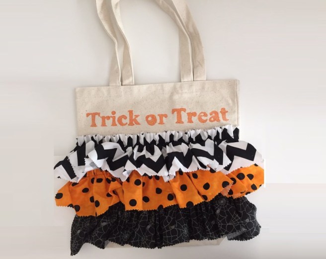 Halloween Treat Bag Fabric