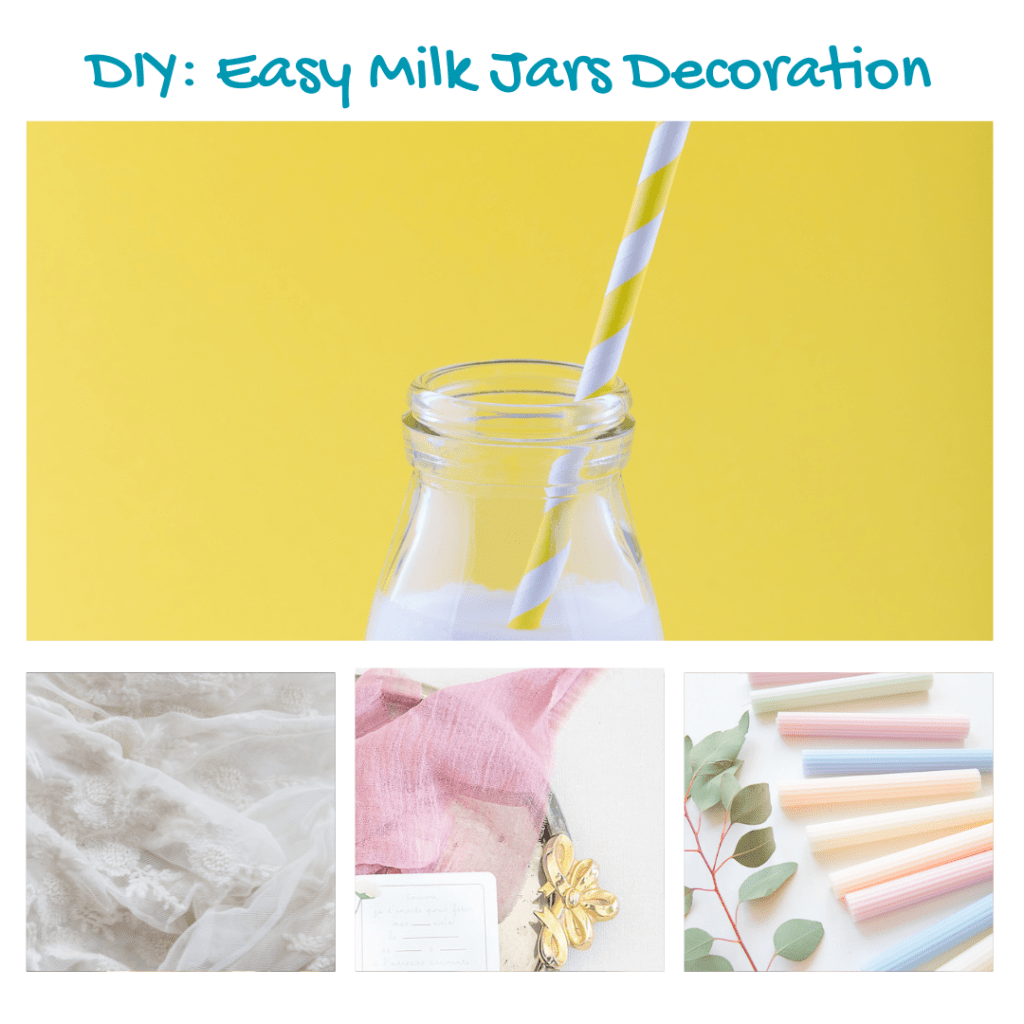 DIY: Easy Milk Jars&nbsp;Decoration