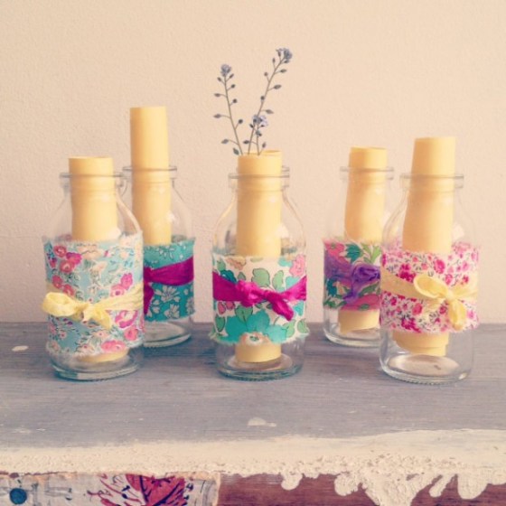 Milk Jars Fabric