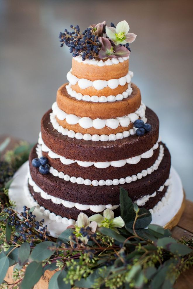 Naked Wedding Cake