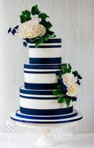 Ribbons Wedding Cake