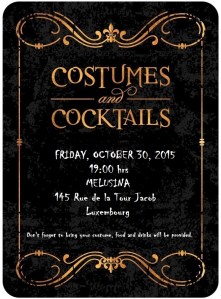 Halloween party invitation
