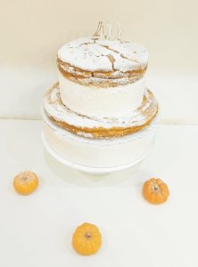 Pumpkin cake 40th birthday