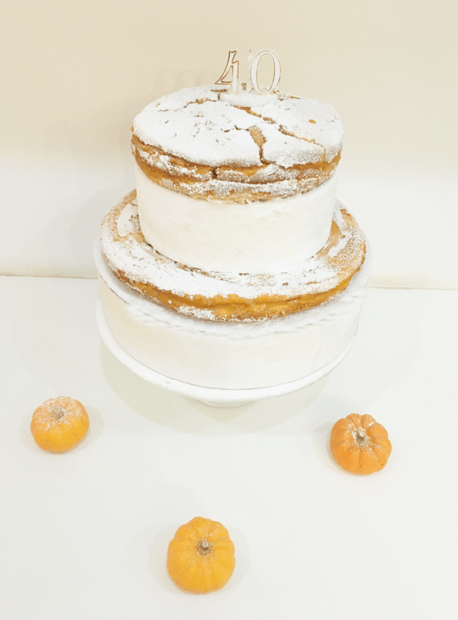 Pumpkin cake 40th birthday