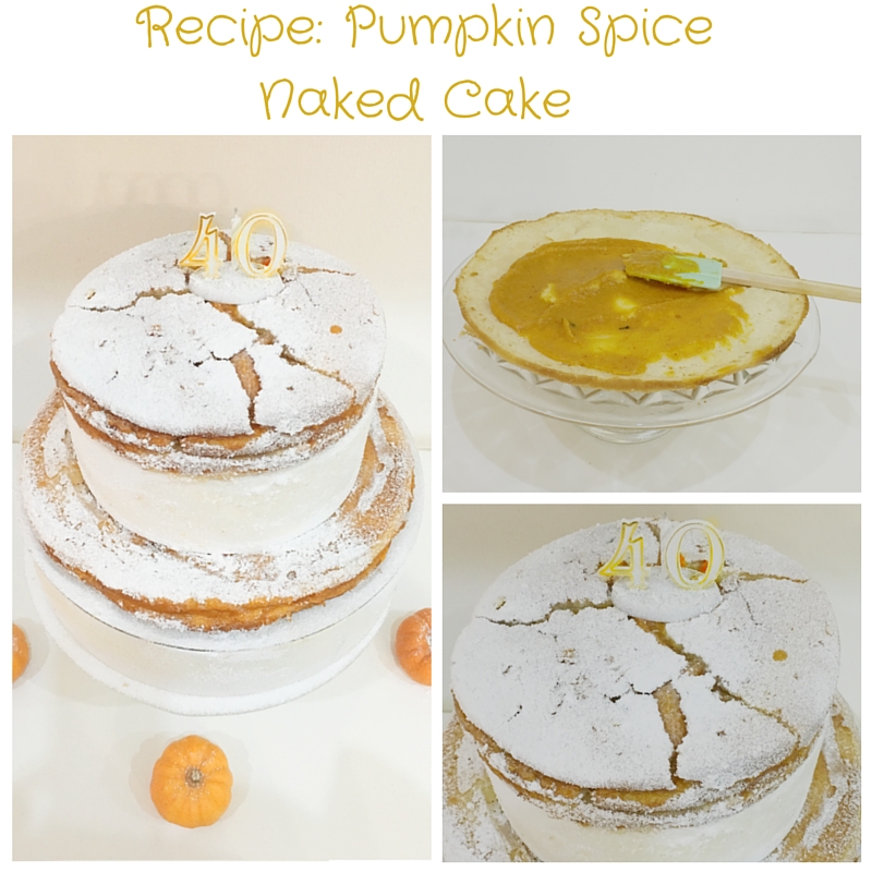 Pumpkin Naked Cake