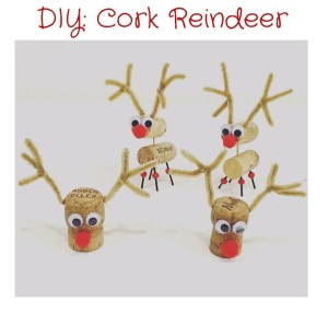 diy coRK REINDEER