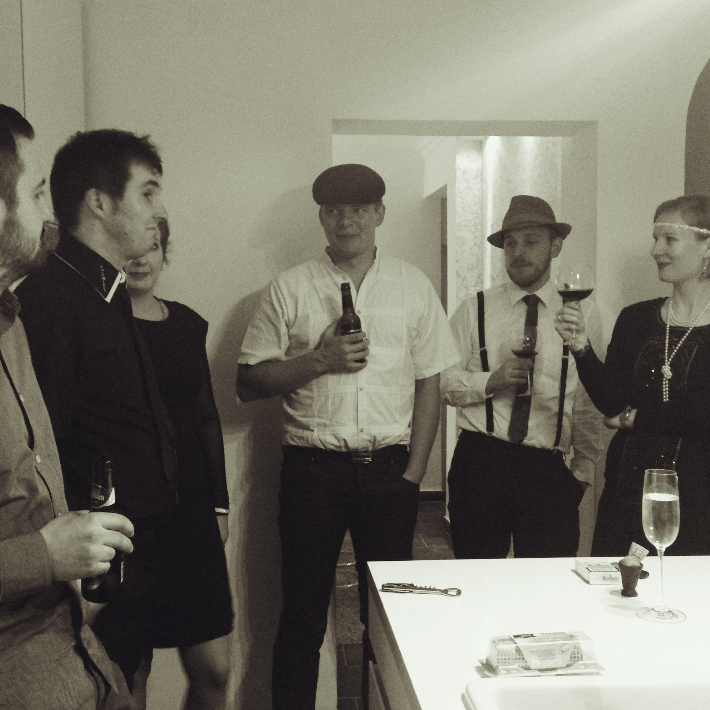 1920's speakeasy party Luxembourg house