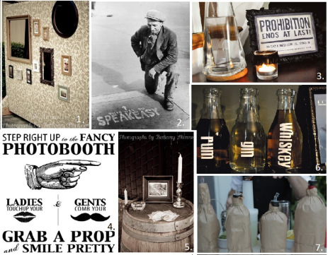 1920's speakeasy party inspiration