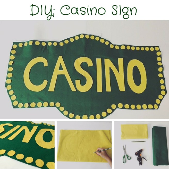 DIY CASINO SIGN