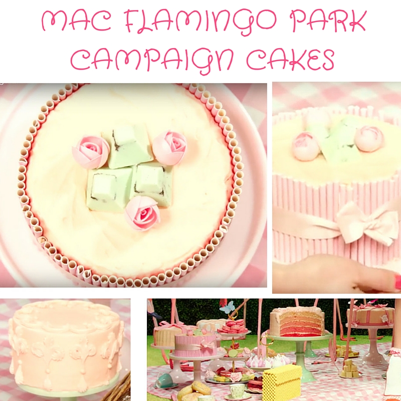 MAC Flaming Park Campaign Cakes