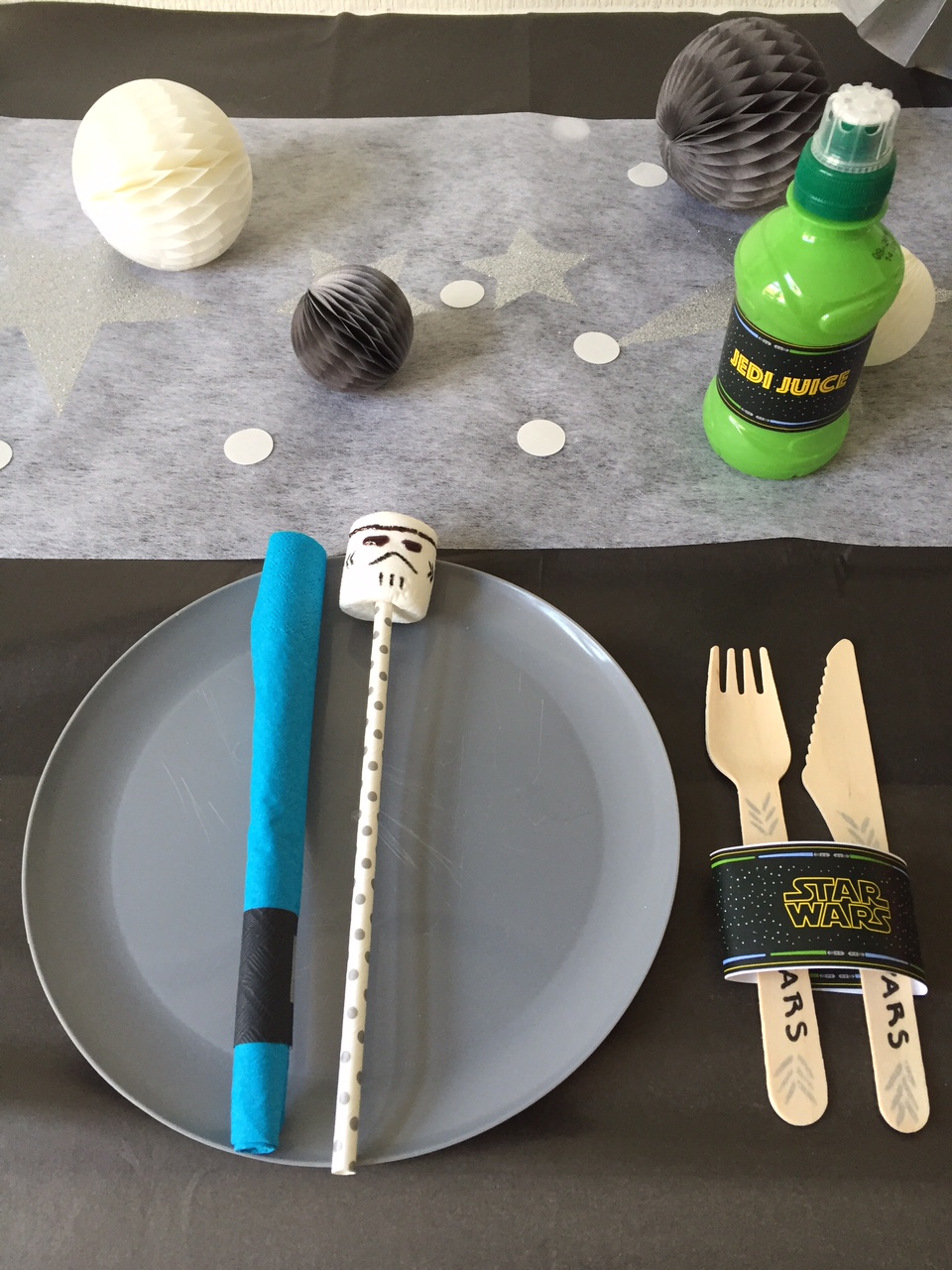Star Wars Party Blue deco