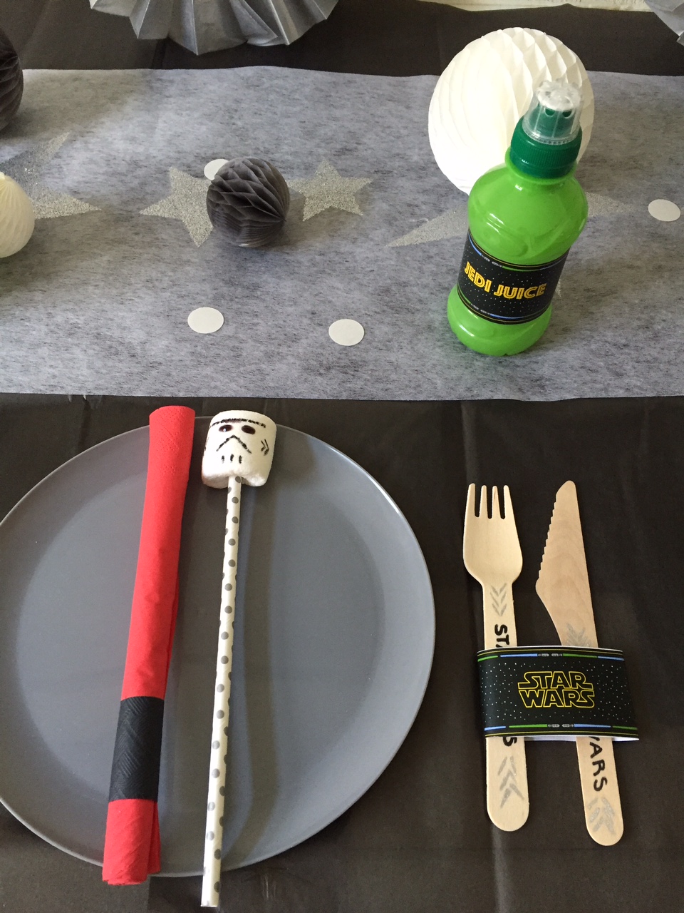 Star Wars Party Red deco