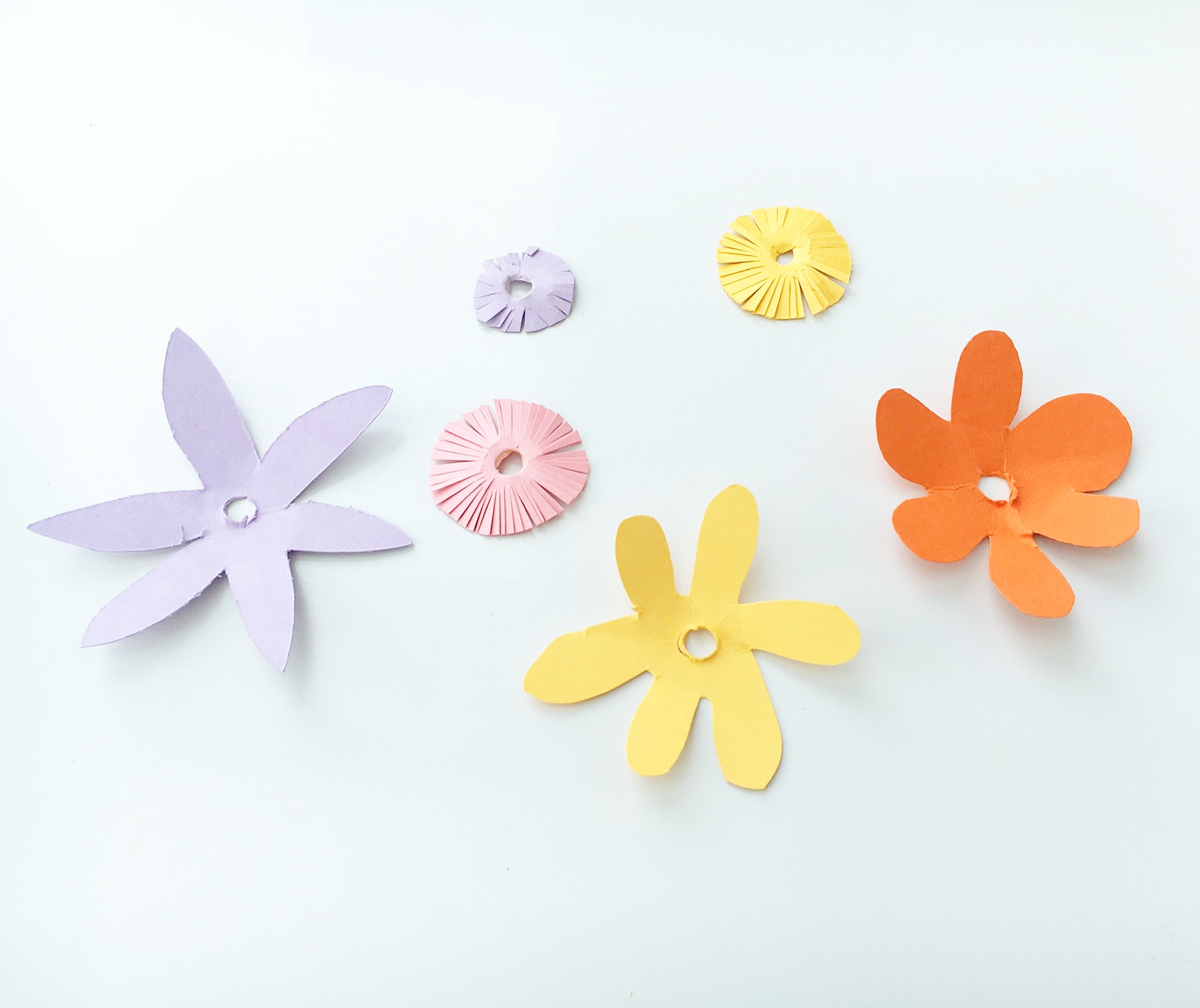 Craft paper flowers 4