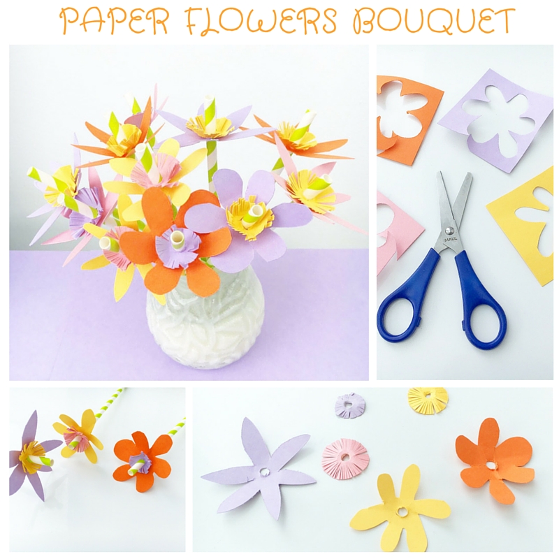 paper flowers bouquet