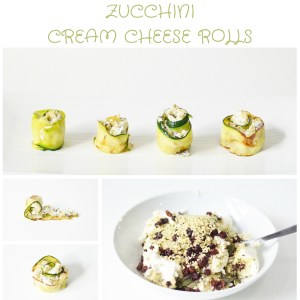 Zucchini Cream Cheese Rolls
