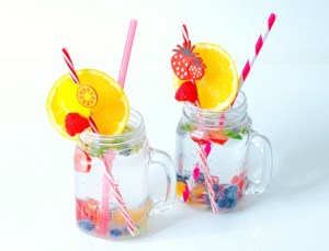 Fruity Herbal ICe Cubes