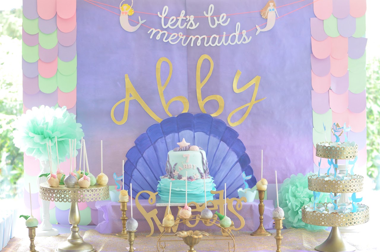 Let's be mermaids party 12